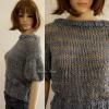 JAZZ / tweed - kézzel kötött pulóver 