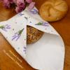 ÖKO szendvics-csomagolás (Levendula csokros vízálló textilszalvéta)