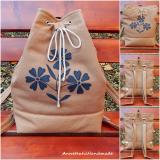 Kalocsai virágok többfunkciós hátizsák/oldaltáska