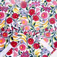 Kalocsai virágos mintás vízhatlan újraszalvéta ökoszalvéta