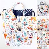 Kids táska szett erdei állatos