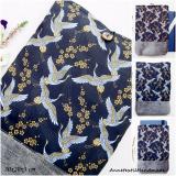 Könyvtok, tablettok, daru mintás, virágos vízhatlan