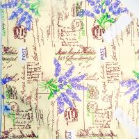 Levendula mintás vízhatlan újraszalvéta ökoszalvéta