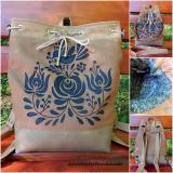 Matyó madaras többfunkciós hátizsák/oldaltáska, barna 22 330 Ft Elérhető