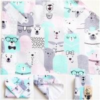 Újraszalvéta macik sorban