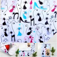 Újraszalvéta színes cicusok