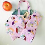  Uzsonnás táska lovacskák mintás, Kids zero waste csomagolás