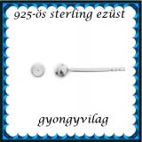 925-ös sterling ezüst ékszerek: fülbevaló EF07