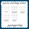 Ékszerek-karkötők: 925-ös sterling ezüst karkötő SSZ-EÜK 08-21e