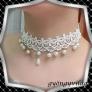 Esküvői, menyasszonyi, alkalmi choker nyakpánt, ES-L06e 